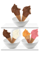 Mini ice cream cones